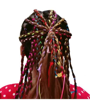 30 Pcs Assorted Gradient Color Hair Braids | DIY African Girl Braid Accessories - Buy Online on GoSupps.com