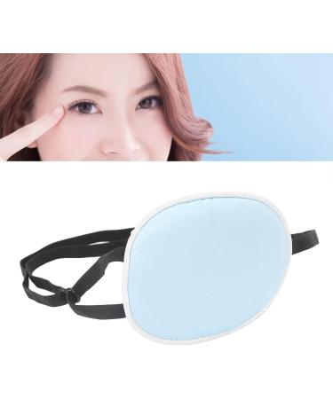 3 Pieces Amblyopia Eye Patch Silk Cotton Elastic Strap Full Cover Light Blocking Strabismus Eye Pad Adult Adjustable Single Eye Patch with Elastic Strap(Blue) - Buy Online on GoSupps.com