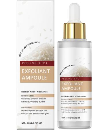 Rubu22a 2025 new black and white rice peeling upgrade peel shot glow rice ampoule duo peeling gel moisturizing ampoule for daily skin care 80 ml + 80 ml 037 g 300er Pack - Buy Online on GoSupps.com