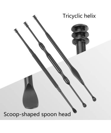 DOITOOL Ear Pick Set - 6 Pcs Stainless Steel Earwax Removal Tools for Safe and Effective Cleaning - Buy Online on GoSupps.com
