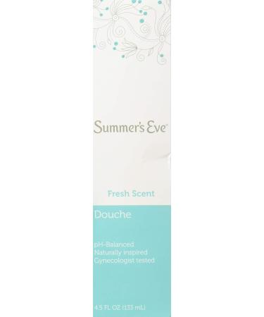 (Pack of 3 Bottles) Summer's Eve Fresh Scent Douche Vinegar & Water Feminine Wash 4.5oz Bottles. PH Balanced Naturally Inspired & Gynecologist Tested (Pack of 3 Bottles 4.5oz Each Bottle)