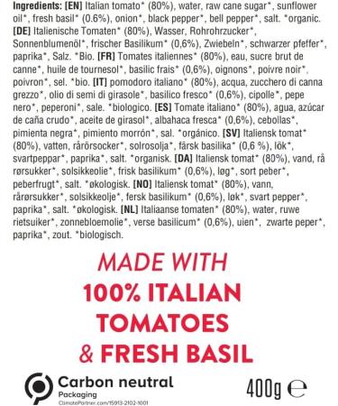 Eat Wholesome Organic Tomato & Basil Soup 400 g (Pack of 12) Italian Tomato & Basil 400 ml (Pack of 12) - Buy Online on GoSupps.com