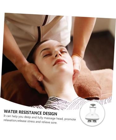 ULTECHNOVO 2pcs Head Massager - White Silica Gel Rechargeable Comfort & Relaxation - Buy Online on GoSupps.com