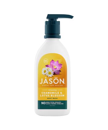 JASON Natural Body Wash & Shower Gel  Relaxing Chamomile & Lotus Blossom  30 Oz