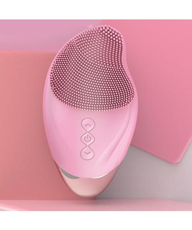 Face Brush Cleanser - Soft Silicone Face Cleansing Brush Rechargeable Waterproof Vibrating Simple Skin Care Tools for Deep Cleansing Exfoliation & Enhances Absorption Pink (English) - Buy Online on GoSupps.com
