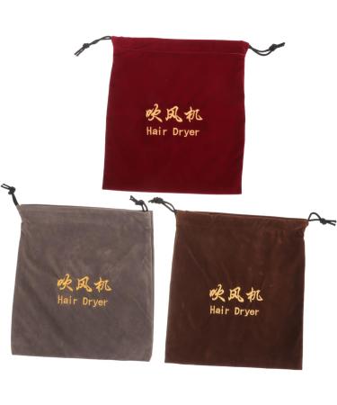 NOLITOY 9 Pcs Hair Dryer Storage Bag Hair Dryer Case Blow Dryer Bag Velvet Storage Bag Hair Dryer Bag Fabric - Buy Online on GoSupps.com