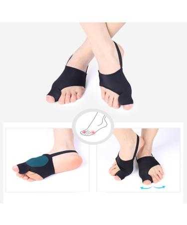 Browsluv Premium Bunion Corrector Socks - Orthopedic Toe Straightener Brace for Women (2 Pcs Black) - Buy Online on GoSupps.com