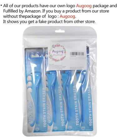 4 Pack Tooth Stain Remover - Fight Tartar, Remove Teeth Stains, Polish Teeth - Blue - Buy Online on GoSupps.com