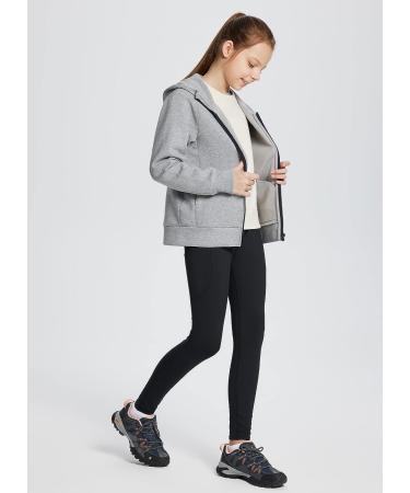 Baleaf Youth Girl's Water Repellent Fleece Lined Leggings - High Waisted Winter Athletic Pants in Black Medium - Buy Online on GoSupps.com