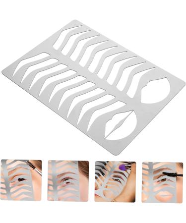 FOMIYES Eyebrow Template Mold Eyebrow Ruler Stencils Eyebrow Stencil Lip Stencil Eyebrow Trimming Lip Makeup - Buy Online on GoSupps.com
