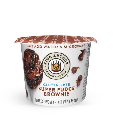King Arthur, Gluten-Free Single Serve Super Fudge Brownie Mix, Gluten-Free, Non-GMO Project Verified, Certified Kosher (Pack of 12) - Buy Online on GoSupps.com