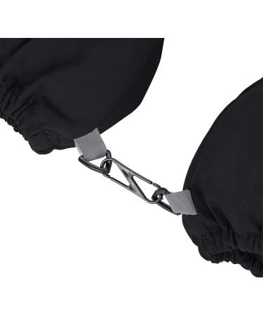 Durio Kids Waterproof Ski Gloves for Boys and Girls (7-10 Years) - Black - Buy Online on GoSupps.com