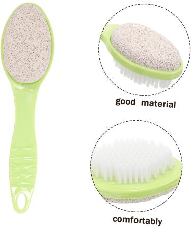 DRESSOOS Pumice Stone Foot Brush Foot Exfoliator Foot Stone Pedicure Foot Scrubber Foot Dead Skin Brush Bath Scrubber Brush Stone Bath Tool Foot Brush for Dead Skin Scraper Natural - Buy Online on GoSupps.com