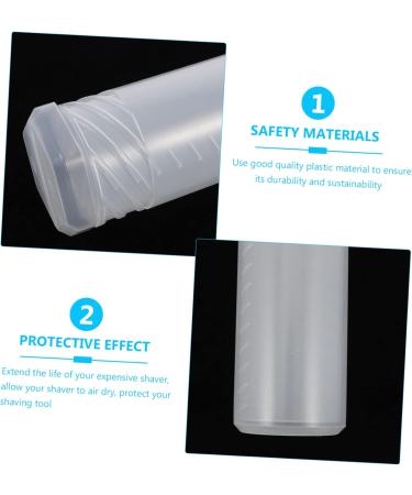 Frcolor 4-Piece Shaving Brush Set - Protective Travel Case for Men Drum & Brush Box 5.5x5.5cm Ideal for International Shipping - Buy Online on GoSupps.com