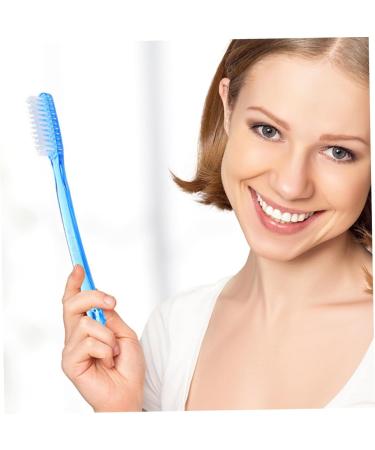 Magiclulu 10-Piece Super-Hard Bristle Toothbrush Set | Large Manual Toothbrushes for Deep Cleaning | Durable Plastic Small Teeth Cleaning Brushes - Buy Online on GoSupps.com