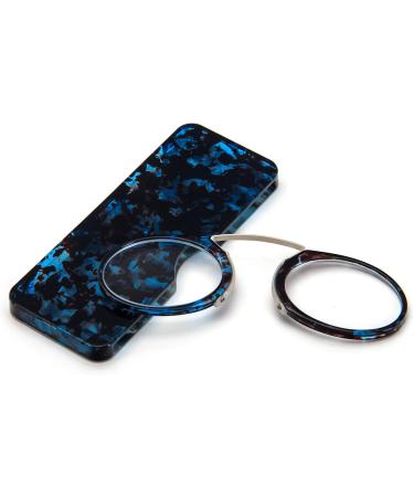Kokobin Unisex Reading Glasses | Compact Mini Nose Clip | Blue Leopard +2.0 | Slide-Resistant Reading Aid | International Shipping Available - Buy Online on GoSupps.com