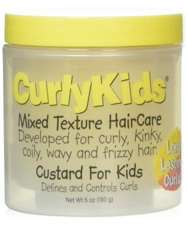 CurlyKids Mixed Haircare Custard for Kids  Yellow 6 Ounce