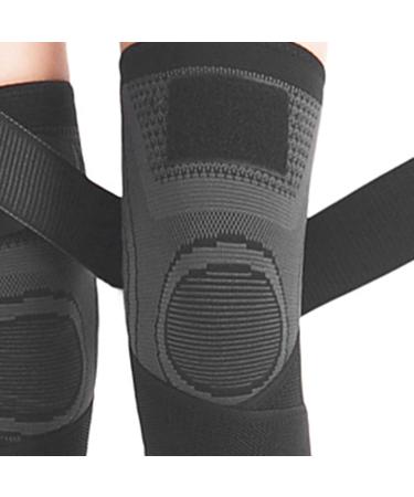 Focket XL Black Kneecap - Compression Knee Brace for Comfortable Pain Relief While Cycling - Buy Online on GoSupps.com