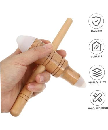 Buy Healeved 3ST Acupuncture Trigger Point Massage Stick | Thai Massage Tool for Neck & Body | Wooden Massager | International Shipping - Buy Online on GoSupps.com