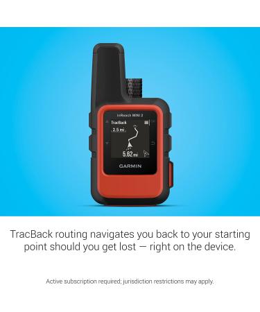 Garmin inReach Mini 2 - Lightweight Compact Satellite Communicator for Hiking - Orange - Buy Online on GoSupps.com
