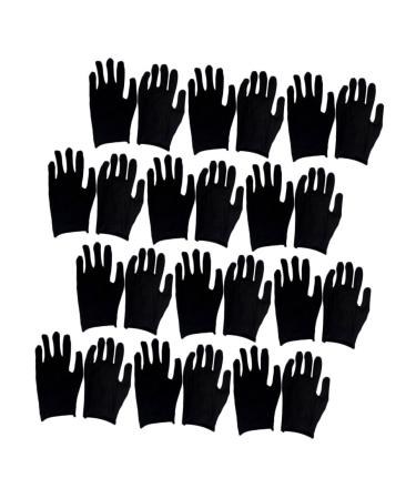Ipetboom 36 Pairs Cotton Gloves Working Gloves Breathable Gloves Wear-resistant Gloves Black Gloves Anti-ligation Gloves Comfortable Gloves Non-slip Lotion Lining Man Work Clothes - Buy Online on GoSupps.com