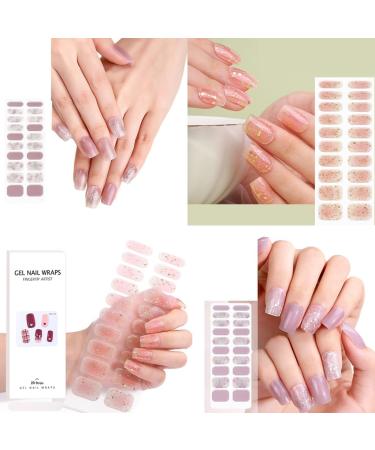 Elegant Gel Nail Strips Eye Catching Star Patern Nail Stickers DIY Decoration Perfect for Parties and Celebrations - Buy Online on GoSupps.com