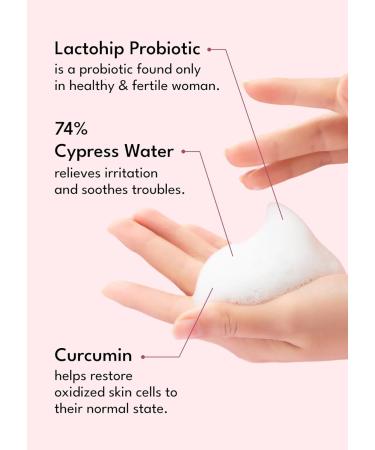 Pink Feminine Wash with Hinoki Cypress Water & Probiotics | pH Balanced for Sensitive Skin | Cruelty Free | 5.07fl.oz - Buy Online on GoSupps.com