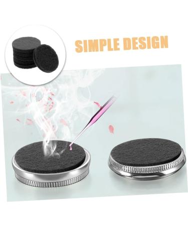 Buy Minkissy 100 STK Cotton Pads with Essential Oils for Aromatherapy Diffuser Necklace | Premium Aroma Supply - 2.20x2.30cm - Best for Oils & Aromapads - Buy Online on GoSupps.com