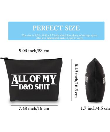 D&D Dice Pouch - All-in-One Dungeons & Dragons Accessory Bag | Black DD Dice Bag for International Shipping - Buy Online on GoSupps.com