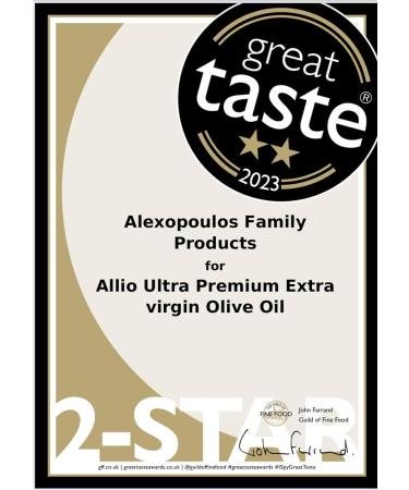 allio Ultra Premium Extra Virgin Olive Oil 500ml - Buy Online on GoSupps.com