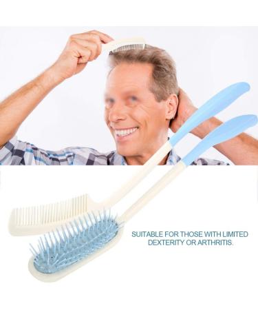 1Pcs Long Handle Soft Comb - Ergonomic Anti-Slip Design for Easy Reach - Buy Online on GoSupps.com