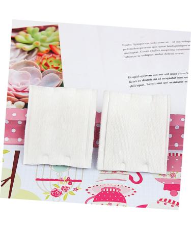 DOITOOL 2 1 Cotton Pads Face Wipes Makeup Removing Wipes Cleaning Tool Facial Puff Disposable Beauty Accessories Makeup Tool Makeup Cotton Wet Wipes Towel Skin Care White 5.8X5.3CM White - Buy Online on GoSupps.com