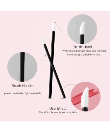 100PCS Disposable Lip Brushes Kit - Gold Lipstick Gloss Wands Applicator | Perfect Makeup Tool for Professional Results - Buy Online on GoSupps.com