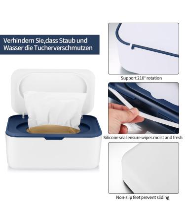 Buy 2-Piece Wet Wipes Box Set - Baby Wet Toilet Paper & Towel Napkin Box - Ideal for Children - Includes 2 Donor Bags - Buy Online on GoSupps.com