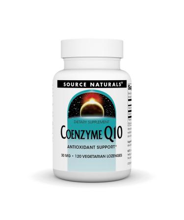 Source Natural Coenzyme Q10 Antioxidant Support 30 mg For Heart Brain Immunity & Liver Support - 120 Lozenges 1 120 Tablets