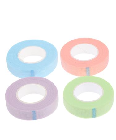 VINTORKY 4 Rolls Eyelash Eyelid Tape Non-woven Fabric Tape Eyelash Fabric Tape Lash Tape for Eyelash Medical Tape Eyeshadow Tape Eyelash Grafting Tape Breathable Eye Patch