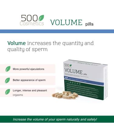 500COSMETICS Volume avec zinc s l nium antioxydants coenzyme Q10 et vitamines qui stimulent la production de et la qualit du (5) - Buy Online on GoSupps.com