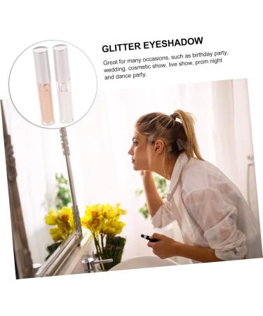 FOMIYES 2pcs Liquid Eyeshadow Makeup Highlighter Glow Eye Makeup Sparkly Eyeshadow Glitter Miss The Face - Buy Online on GoSupps.com