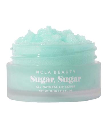 NCLA Beauty Sugar All Natural Lip Scrub - Lip Exfoliator - Made with Sugar Cocoa and Shea Butter Agave Nectar - Mint Gelato - 0.5 oz
