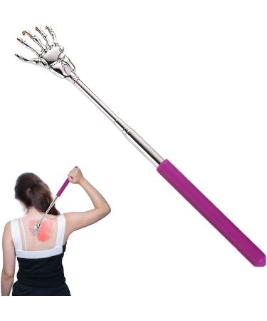 Telescopic Back Scratcher - Stainless Steel Hand Massage Device | Travel-Friendly Back Relief for Adults & Seniors - Buy Online on GoSupps.com