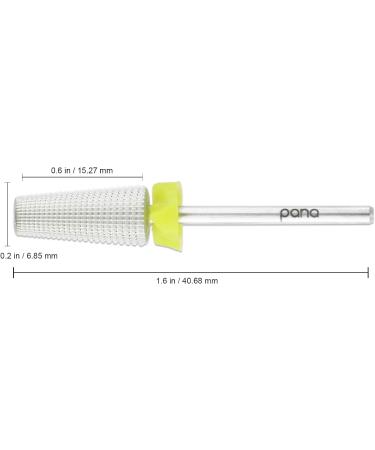 PANA Nail Carbide 5 in 1 Bit - Two Way Rotate use for Both Left and Right Handed - Fast remove Acrylic or Hard Gel - 3/32" Shank - Manicure Nail Art Drill Machine (Extra Fine - XF Silver) Extra Fine - XF Silver - Buy Online on GoSupps.com