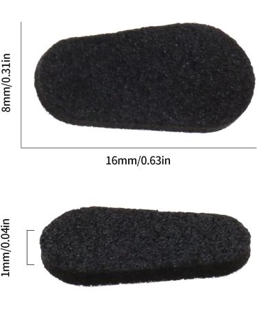 VGOL 100 Pairs Self-Adhesive Eyeglass Nose Pads - Soft EVA Sponge Non-Slip for Sunglasses & Reading Glasses | 1mm Thick Black - International Shipping Available - Buy Online on GoSupps.com