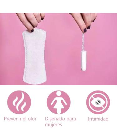 Mis.Moon Tampon Disposal Bags - 100 Sealable Feminine Hygiene Bags Prevent Odors | Eco-Friendly International Shipping - Buy Online on GoSupps.com