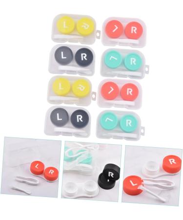 Solustre 16 StK Contact Lens Case - Colorful Glasses Holder for Eye Care & Storage - Ideal for Mass Colored Contact Lenses - Buy Online on GoSupps.com