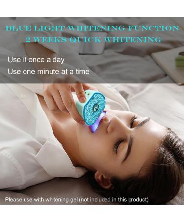 Automatic Sonic Glow Toothbrush Kit | Teeth Whitening with 2 Replacement Heads (White-Blue) - Shop Internationally - Buy Online on GoSupps.com