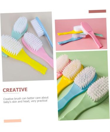 Hemoton 40 Pcs Infant Hair Washing Brush Set - Baby Supply Comb & Shampoo Brush - Professional Newborn Scalp Care Brushes - Assorted Colors - 13.5X3.9CM - Buy Online on GoSupps.com