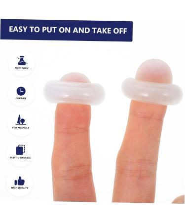 Buy NOLITOY Finger Protectors - 8 Pairs Silicone Covers for Welders & Crafts | Durable & Moisturizing Finger Cots - Buy Online on GoSupps.com