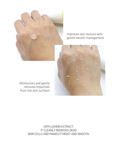 Lebelage Lemon Peeling Gel 6.08 oz Gentle Exfoliating Gel with Lemon Extract Refreshing Wash-Off Skincare for Smooth Skin Feel Lightweight Gommage Texture Korean Skincare - Buy Online on GoSupps.com