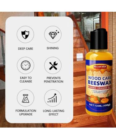 Natural Micro-Molecularized Beeswax Furniture Beeswax Polish and Cleaner Spray Beeswax Polish Spray Used To Care for Living Rooms Kitchens Wood Furniture Floors (2pcs) - Buy Online on GoSupps.com