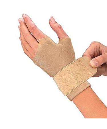 Mueller-67198 Compression Gloves  Large  Beige